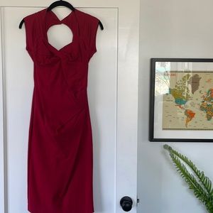 Red Body Con Dress